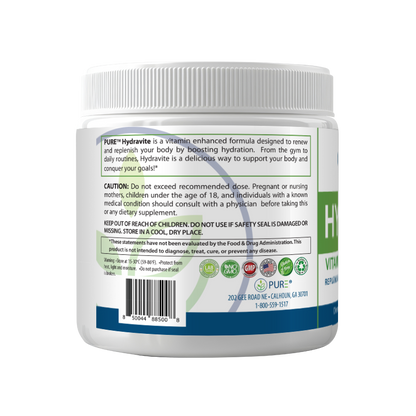 Hydravite | Electrolytes, Vitamins, Hydration, Strawberry, 60 Servings, USA!