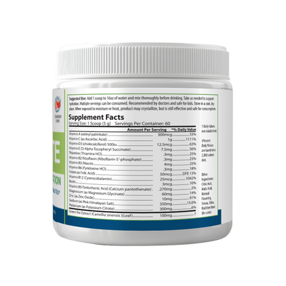 Hydravite | Electrolytes, Vitamins, Hydration, Strawberry, 60 Servings, USA!