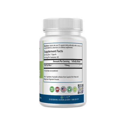 Irish Sea Moss | (750 mg, 60 day supply!) 100% Organic Wildcrafted Sea Moss!