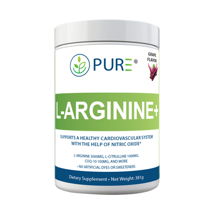 PURE® L-Arginine+ | Grape L-Arginine Powder