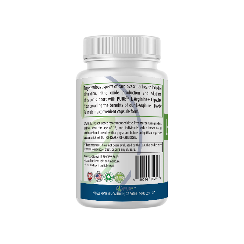 L-arginine+ Capsules | L-Citrulline, Heart, Nitric Oxide, 60 Caps, USA!