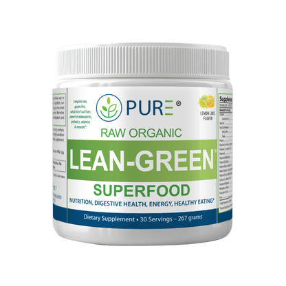 Raw Organic Greens Superfoods | Spirulina, Detox, Mango, Lemon Lime, 30 Servings, USA!