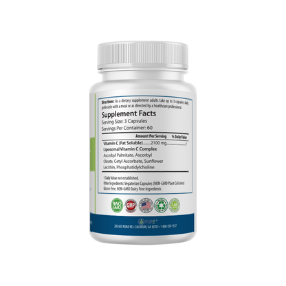 Liposomal Vitamin C |  2100mg, Immune, Antioxidant, 120 Caps, USA!