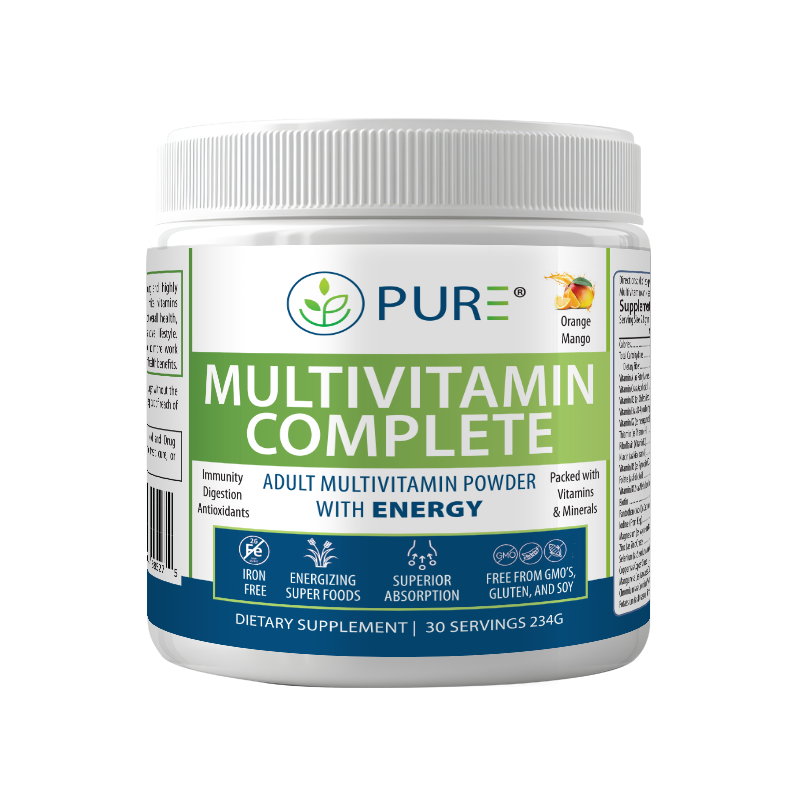 Multivitamin Complete | Vitamins, Superfoods, Orange Mango, 30 Servings, USA!