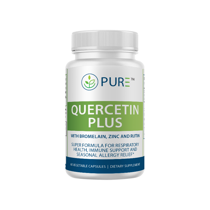 Quercetin Plus | Bromelain, Zinc, Immune, Allergy Relief, 30 Caps, USA!