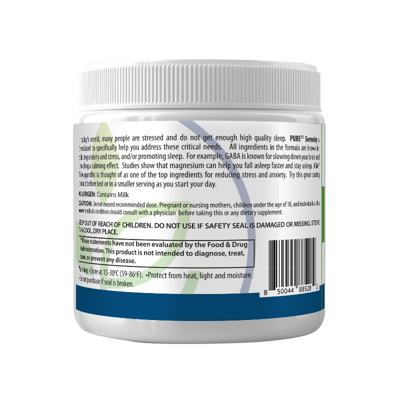 Serenity | Ashwagandha, GABA, Stress Relief, Sleep, Mixed Berry, 30 Servings!
