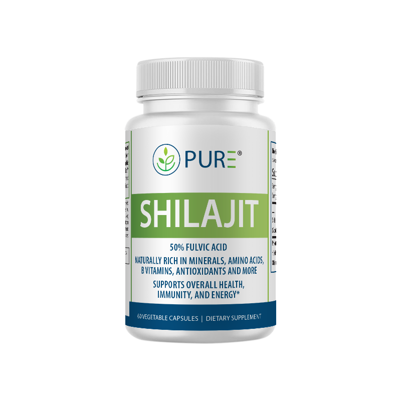 Shilajit | 600mg, 50% Fulvic Acid, Energy, Immune, 60 Caps, USA!