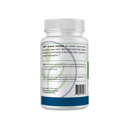 Turmeric Curcumin | 750mg, Black Pepper, Joint, Antioxidant, 180 Caps!