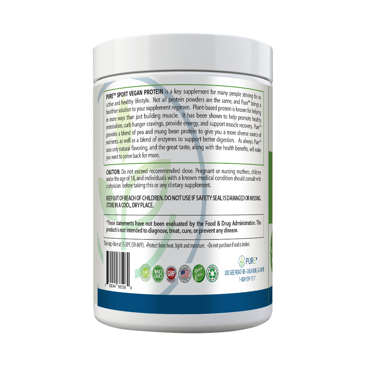 Sport Vegan Protein |  Powder 25g, Pea, Chocolate, Muscle, 15 Servings, USA, 3 Flavors!