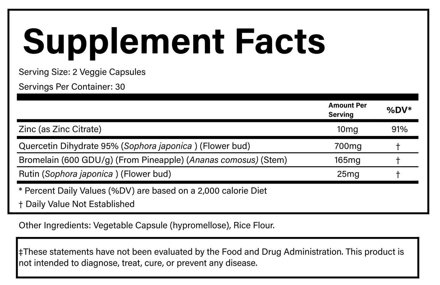 PURE® Quercetin Plus | 60 Capsules