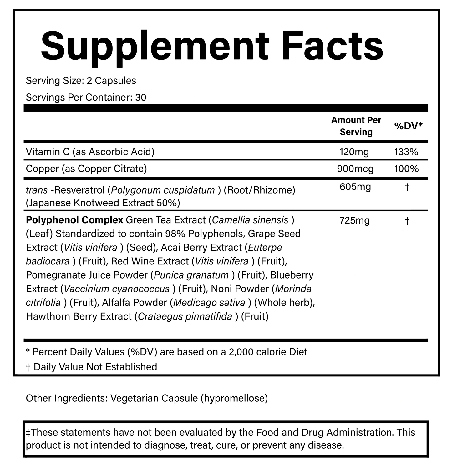 PURE® Resveratrol+ | 60 Capsules