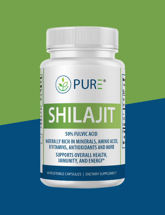 Shilajit | 600mg, 50% Fulvic Acid, Energy, Immune, 60 Caps, USA!
