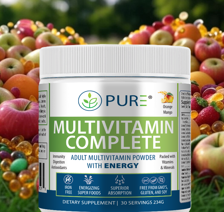 Multivitamin Complete | Vitamins, Superfoods, Orange Mango, 30 Servings, USA!
