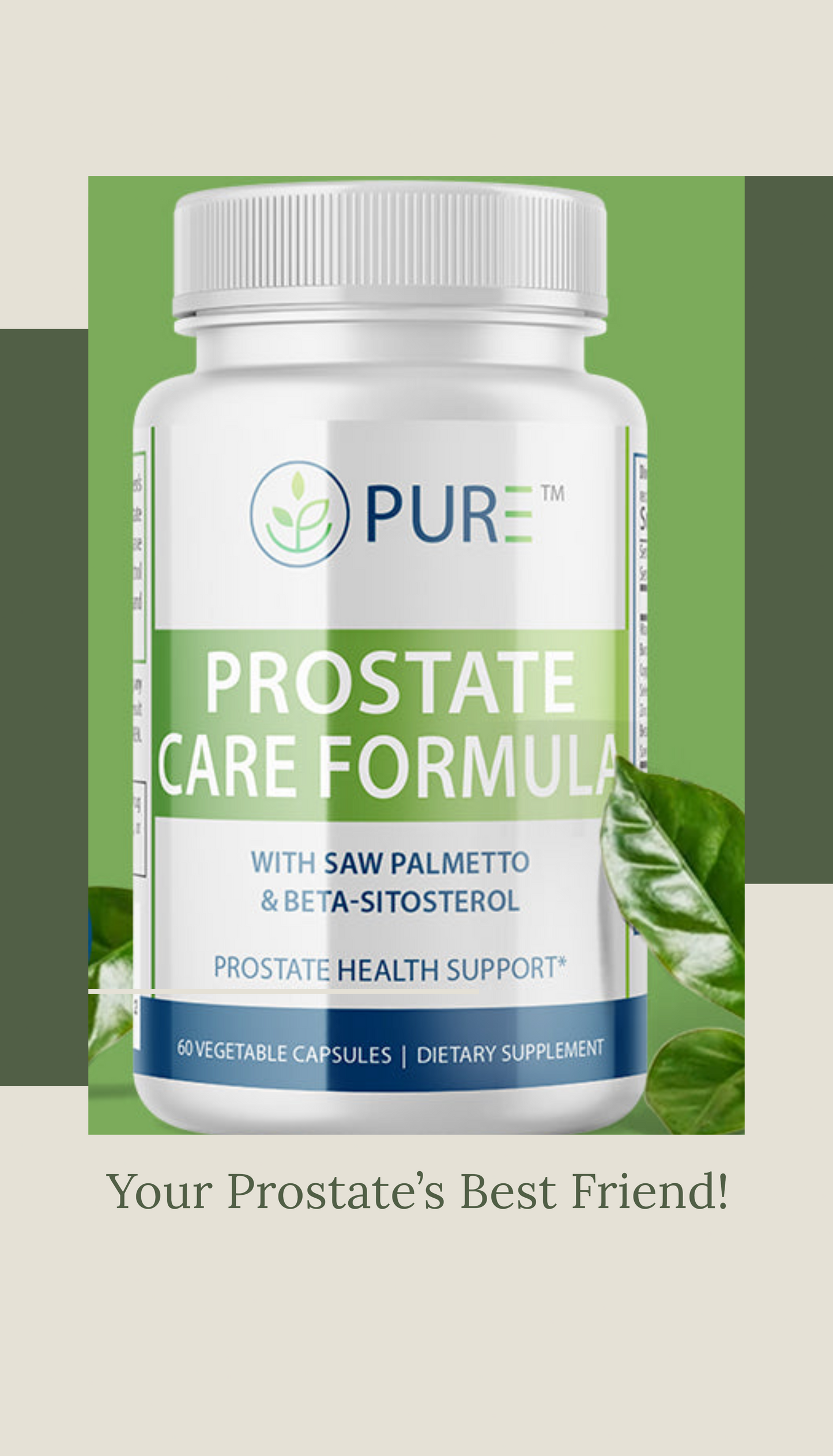 Prostate Care Formula | Saw Palmetto, Beta-Sitosterol, BPH, Urinary Health!