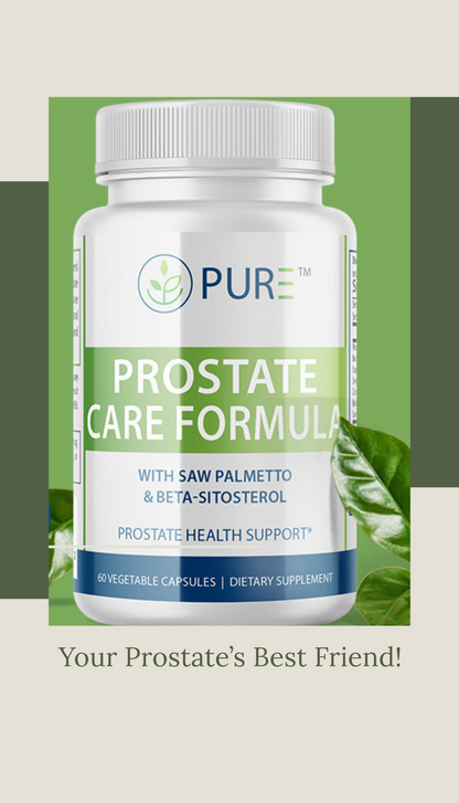 Prostate Care Formula | Saw Palmetto, Beta-Sitosterol, BPH, Urinary Health!