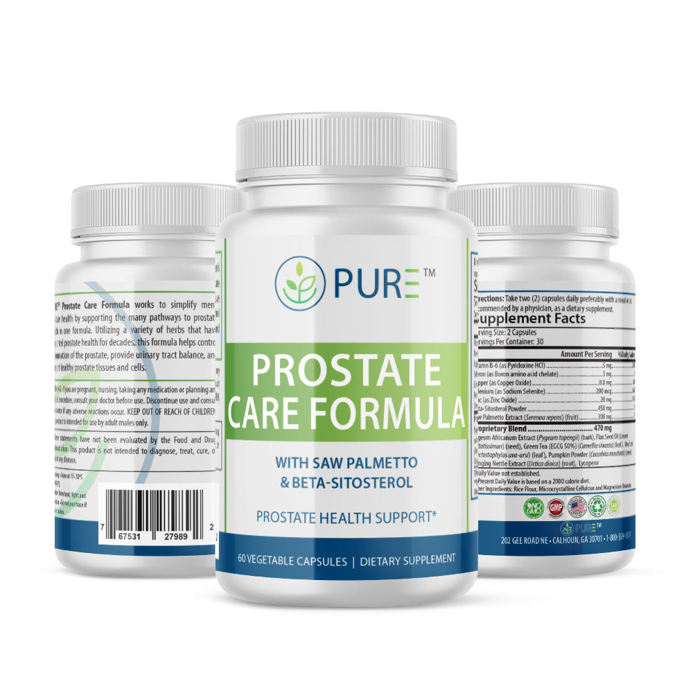 Prostate Care Formula | Saw Palmetto, Beta-Sitosterol, BPH, Urinary Health!